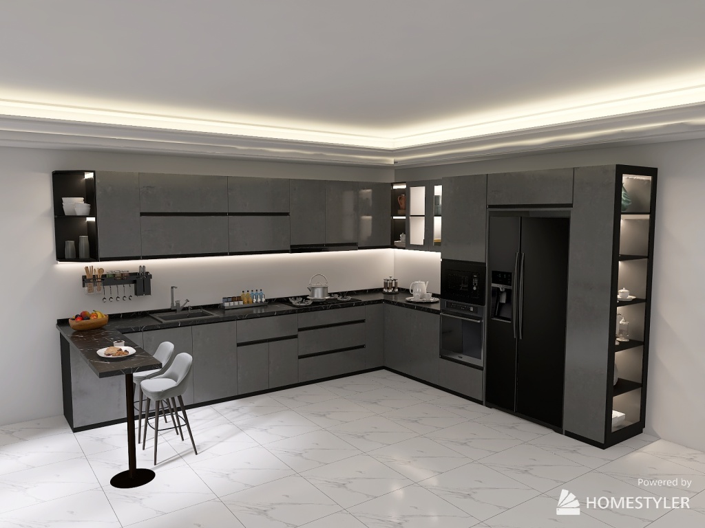kitchen no-14 3d design renderings