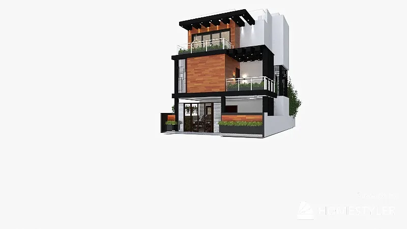 Copy of 2 floors 3d design renderings