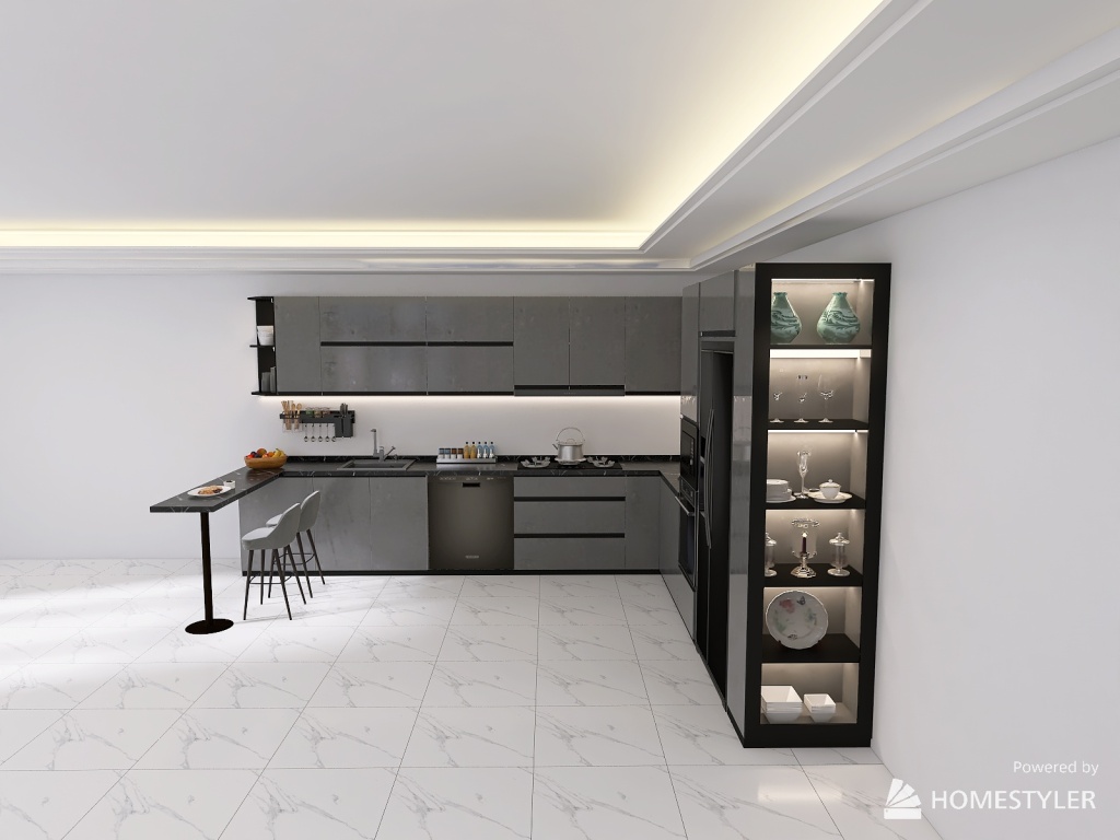 kitchen no-14 3d design renderings