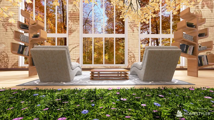 #AutumnalRoom 3d design renderings