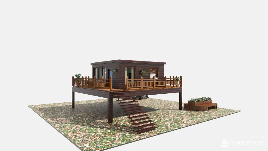 Treehouse-World Architecture Day 3d design renderings