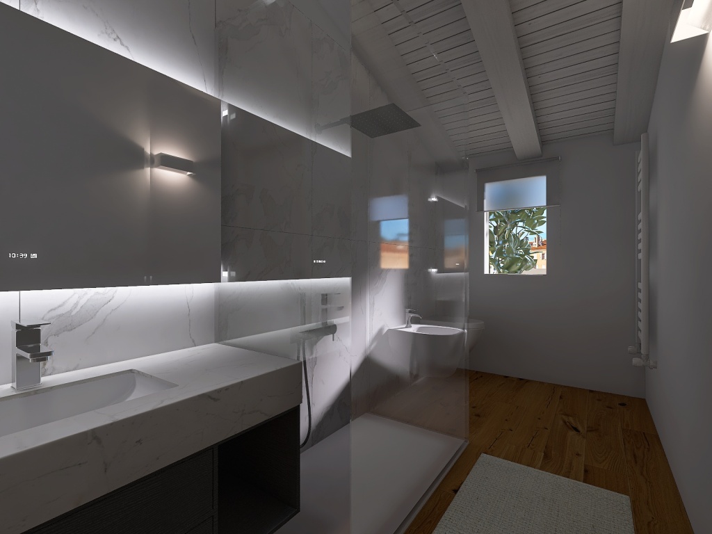 Prima casa Soave comm. 2 P.1 3d design renderings