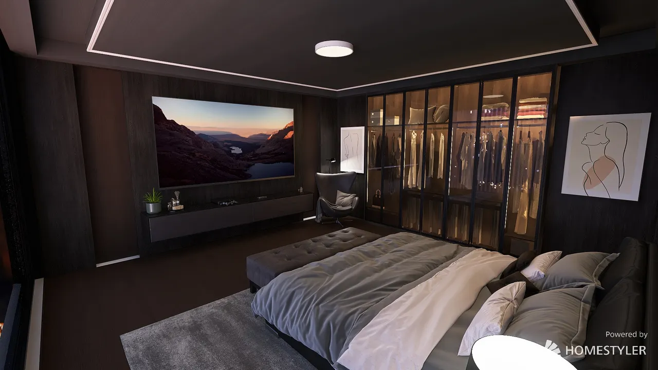 BEDROOM 3d design renderings