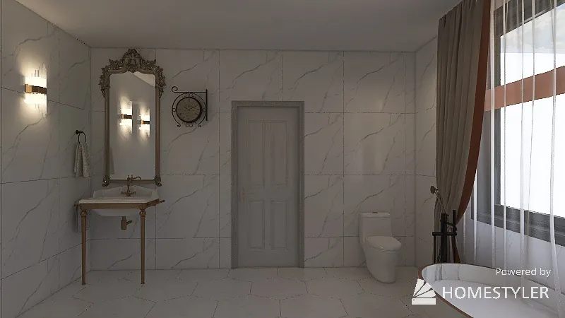 Bathroom 3d design renderings