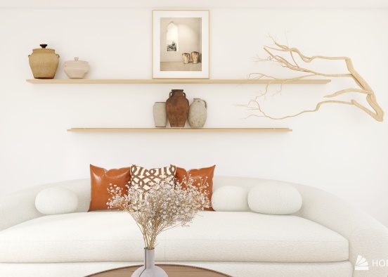 Living Room in stile Cozy Wasabi  Design Rendering