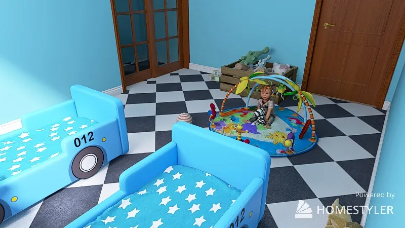 KidsRoom 3d design renderings