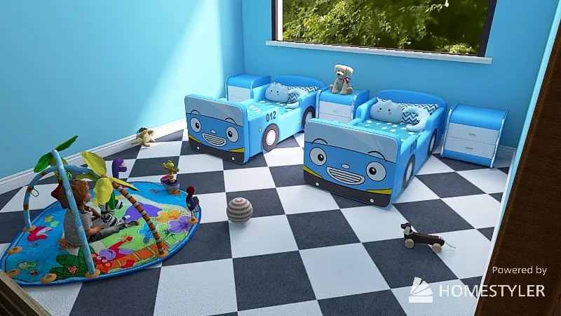 KidsRoom 3d design renderings