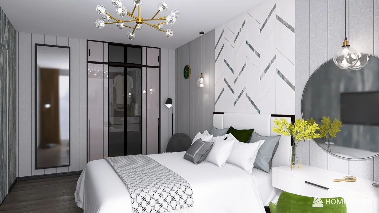 Bedroom 3d design renderings