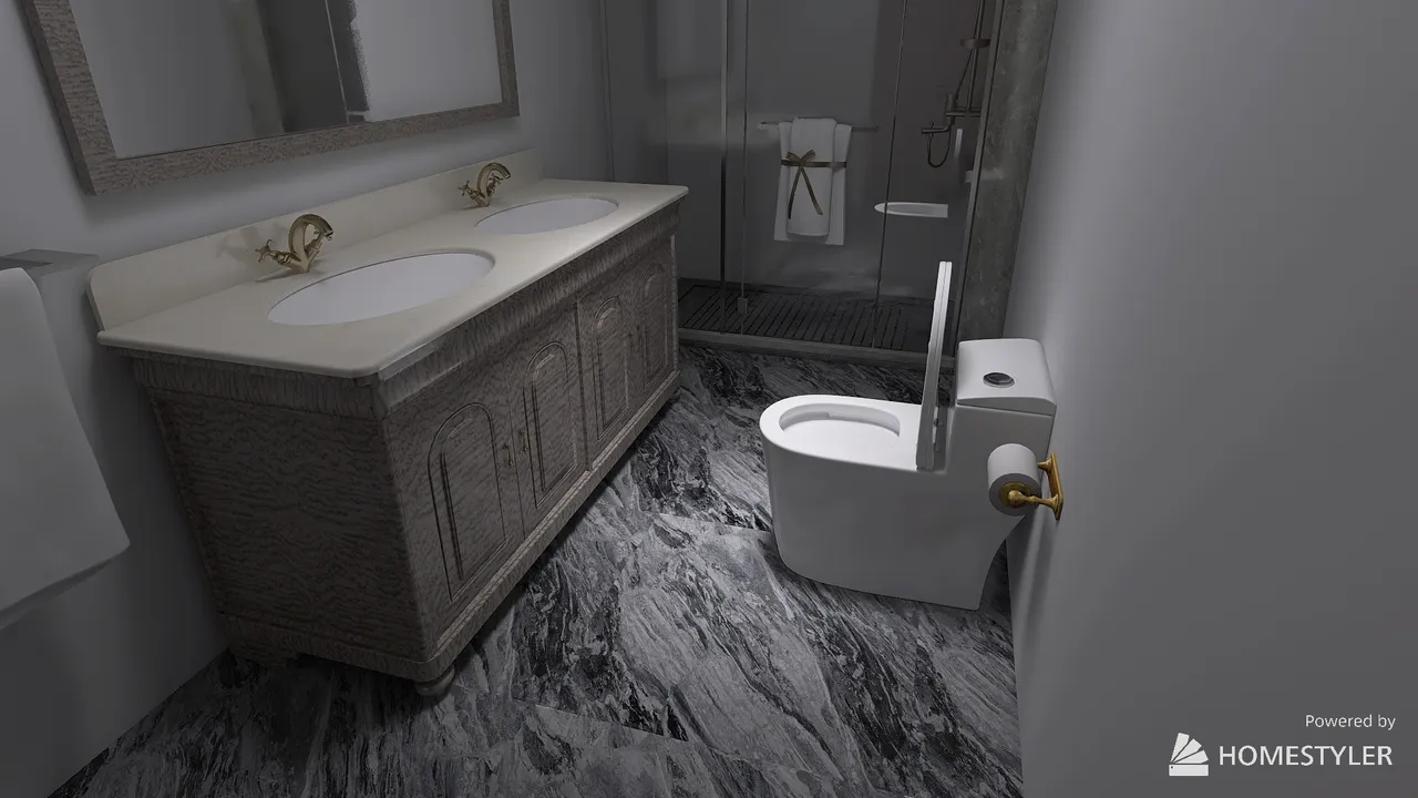 Bathroom 3d design renderings