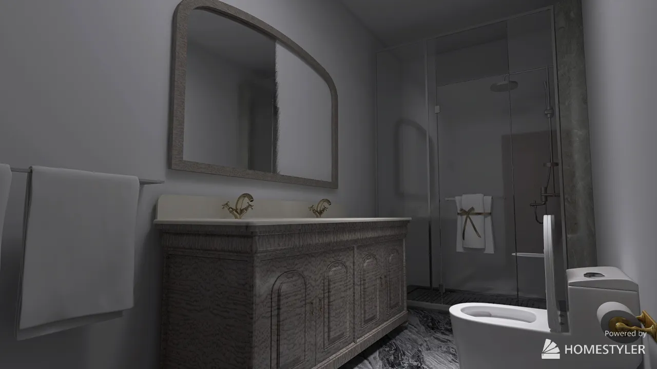 Bathroom 3d design renderings