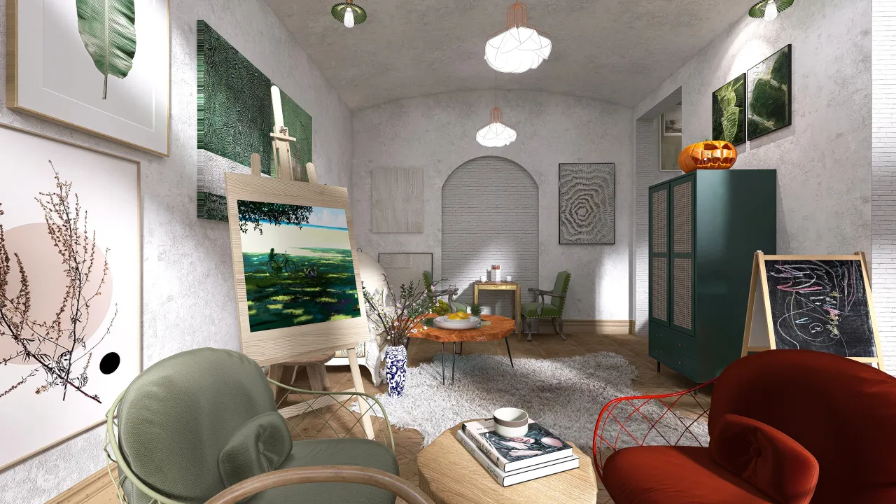 LivingRoom 3d design renderings