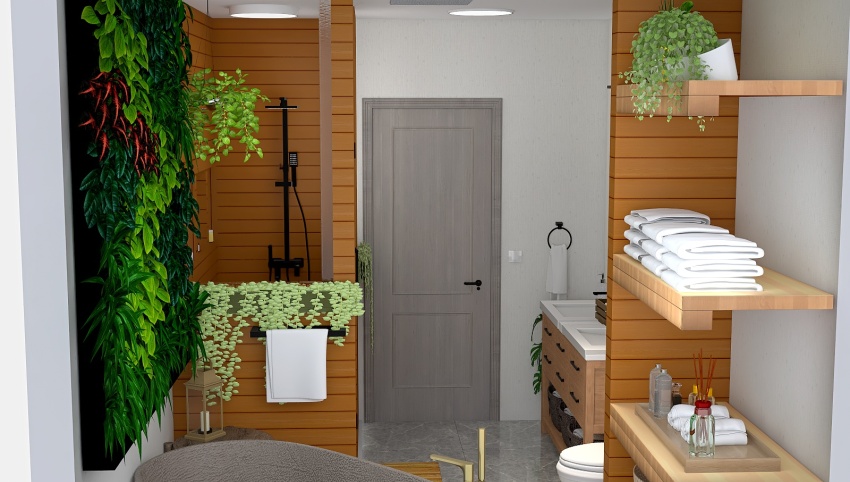 Sustainable & Biophilic Bathroom 3d design picture 10.87