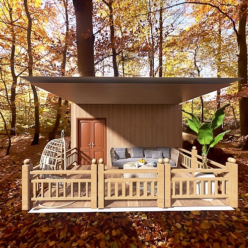 Autumn home Design Rendering