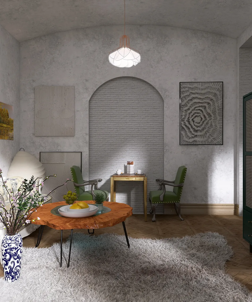 LivingRoom 3d design renderings