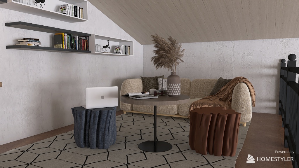 The Black house 3d design renderings