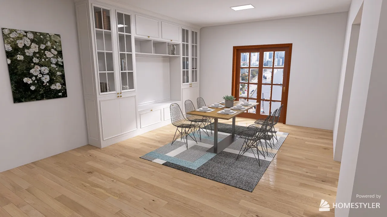 LivingDiningRoom 3d design renderings