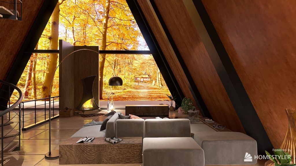 Autumn Room 3d design renderings