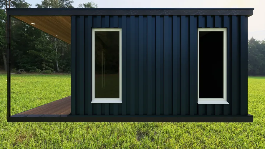 Container house 3d design renderings