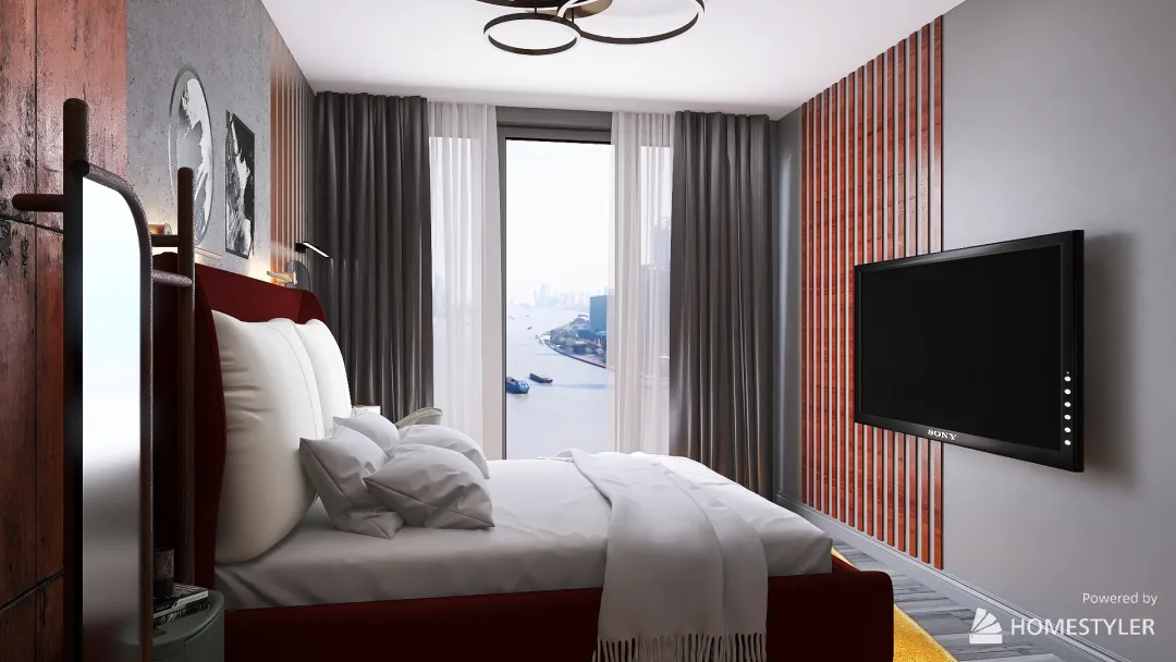 Спальня Ольги 3d design renderings