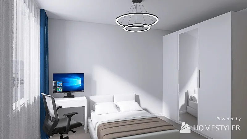 ДП - Комната Ромы 3d design renderings