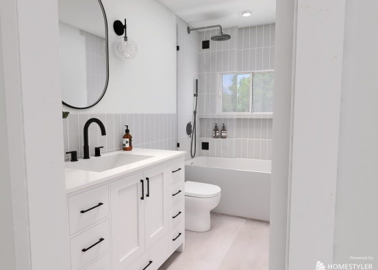 8th bathrom Design Rendering