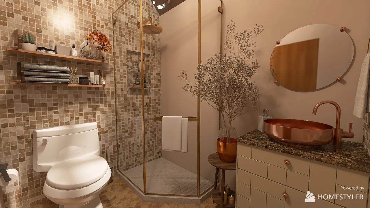 Bathroom 3d design renderings