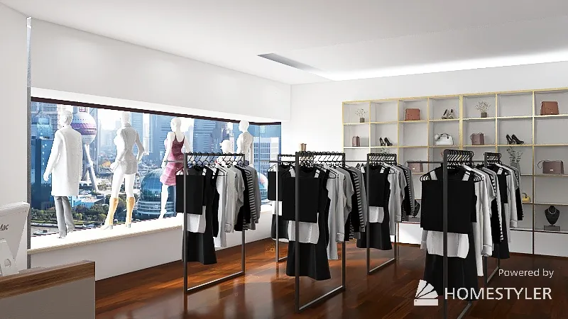 My Fashion Store 3d design renderings