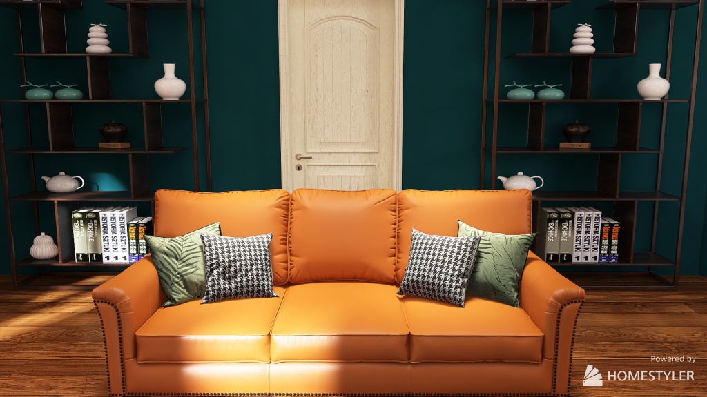 Fall living room 3d design renderings