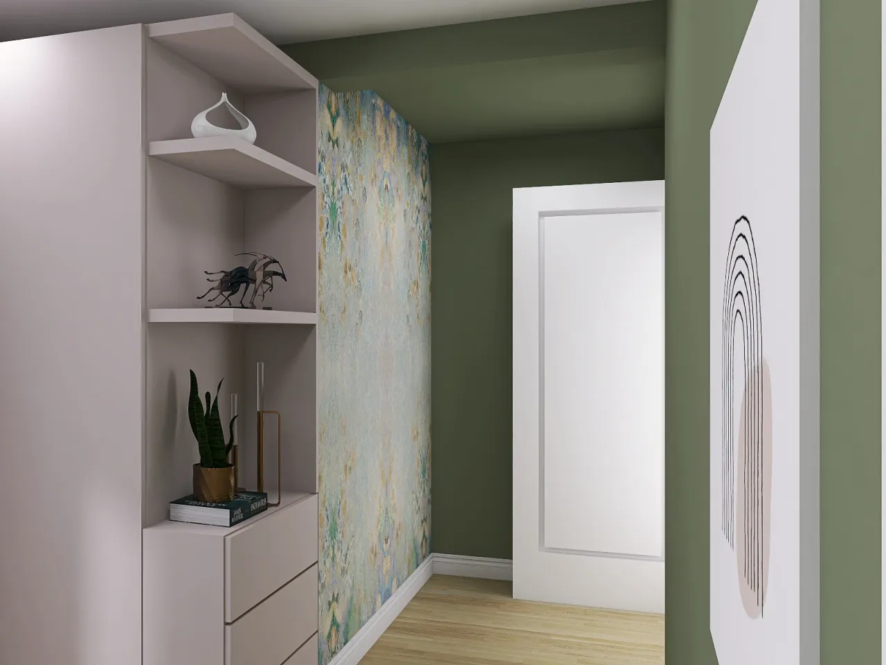 Dormitor Alina Floresti 3d design renderings