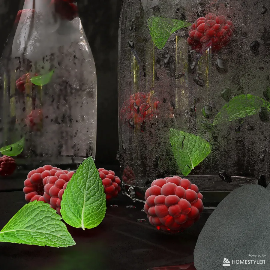 Fruits 3d design renderings