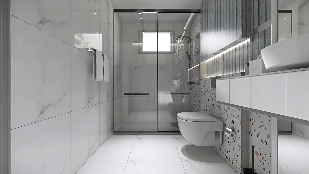 Bathroom 3d design renderings