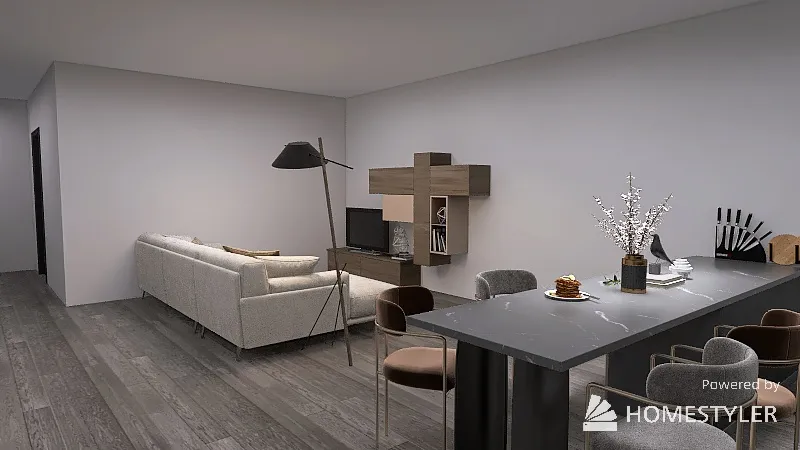 Nathaniel. B's apartment 3d design renderings