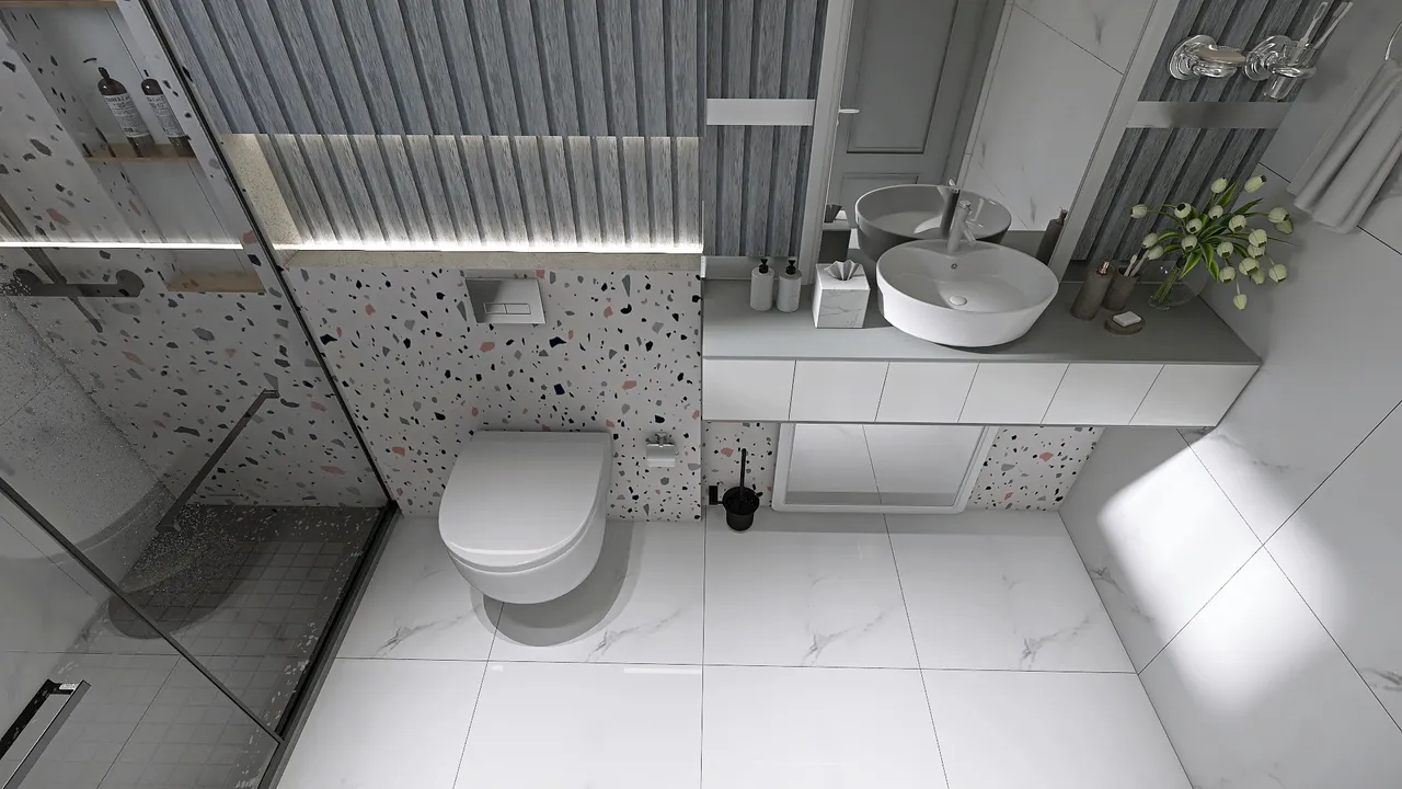 Bathroom 3d design renderings