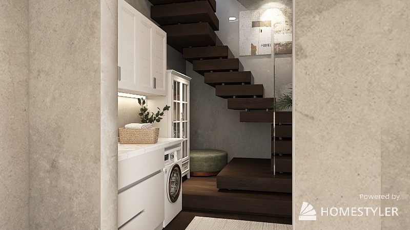 neutral townhouse 3d design renderings