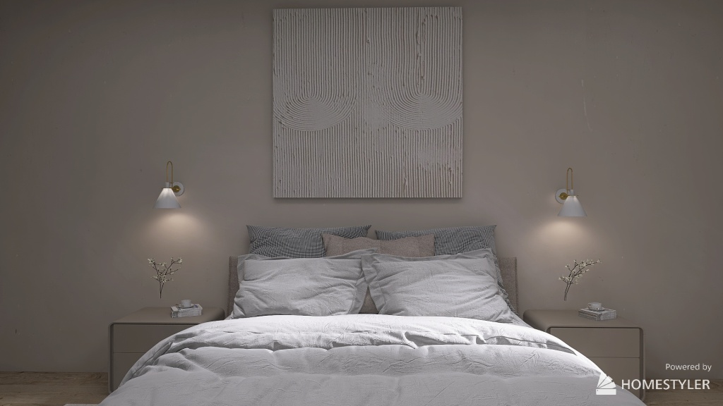 Bedroom No1 3d design renderings