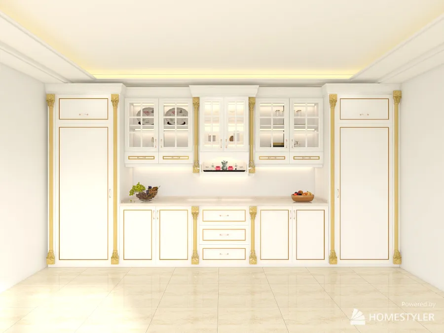 Kitchen no-15 3d design renderings
