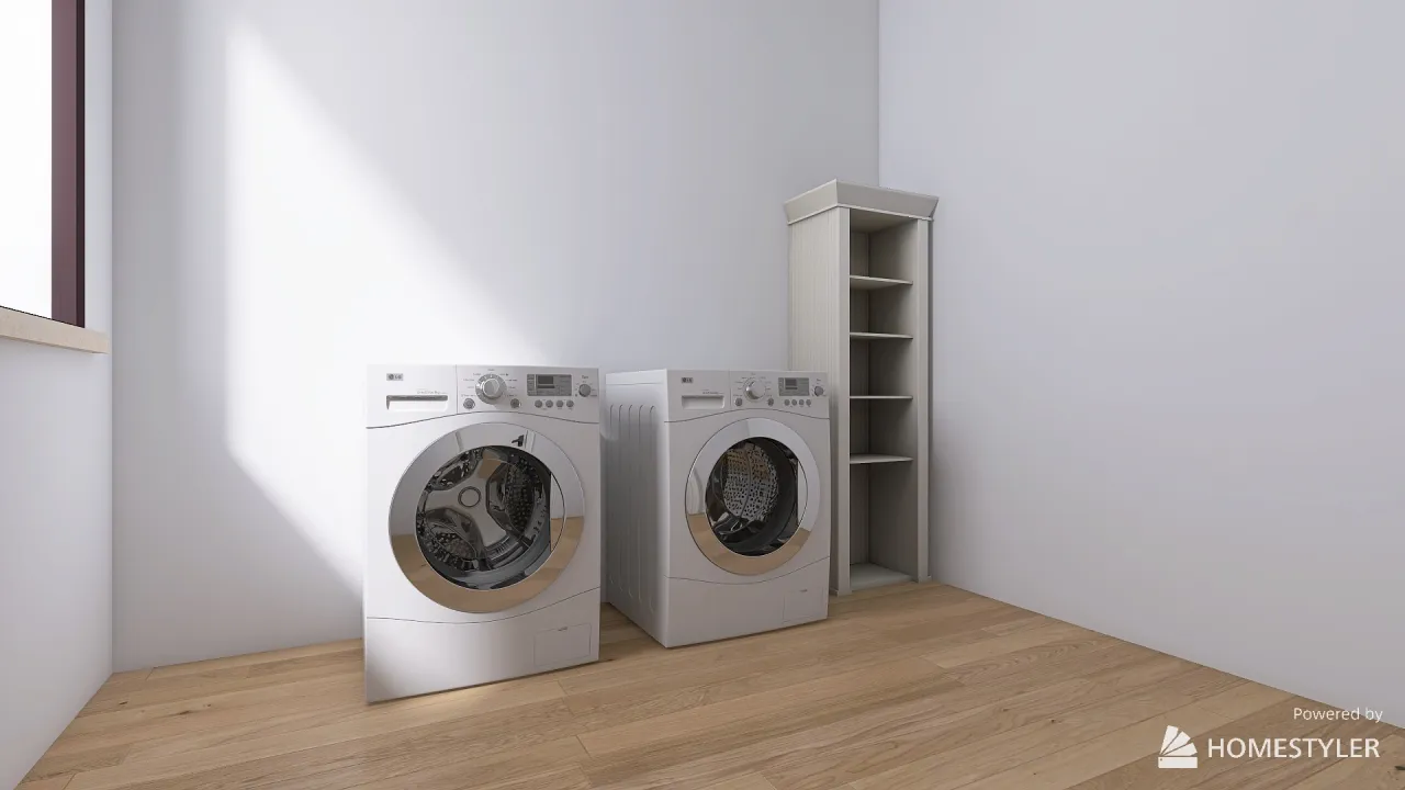 LaundryRoom 3d design renderings