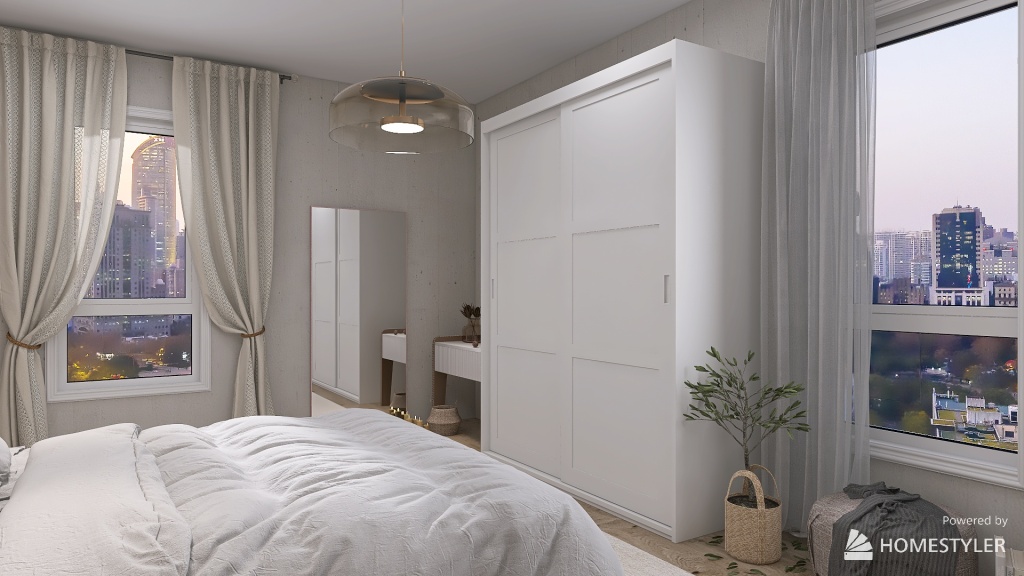 Bedroom No1 3d design renderings