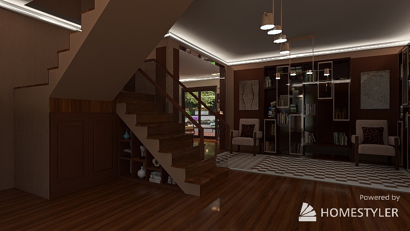 casa di campagna 3d design renderings