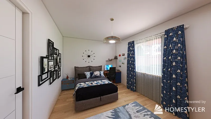 Yatak Odası 2 3d design renderings