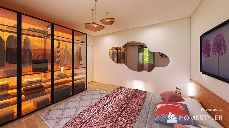 Yatak Odası 1 3d design renderings