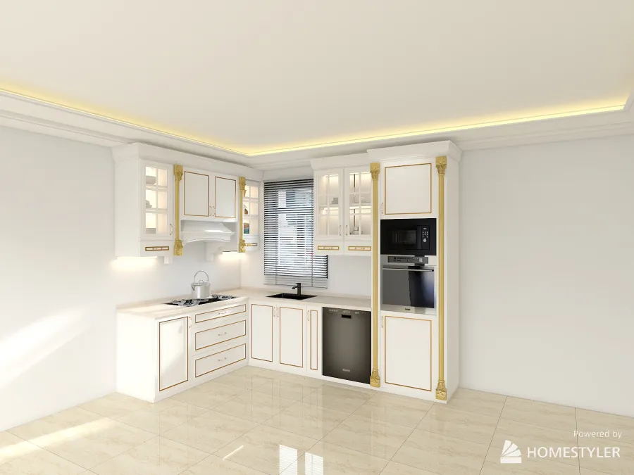 Kitchen no-15 3d design renderings