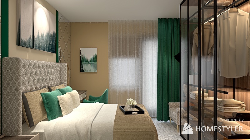 Спальня для нас 10 м кв 3d design renderings
