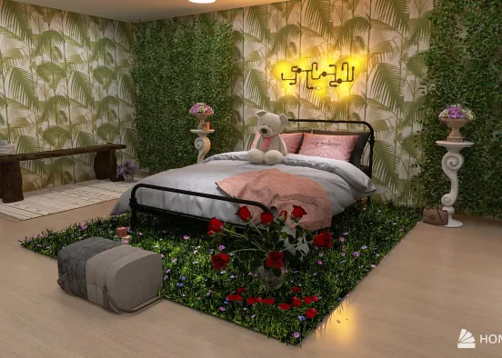 Good vs. Evil Bedroom (Enchanted) Design Rendering