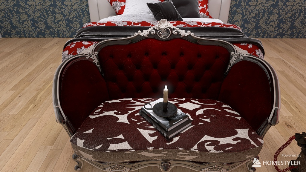 Good/Evil bedroom(Encahtend) 3d design renderings