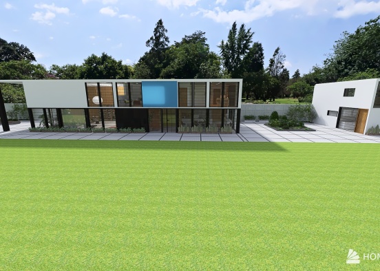 #ArchitectureClassics Eames House Design Rendering