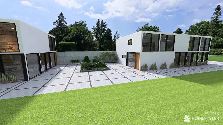 #ArchitectureClassics Eames House 3d design renderings