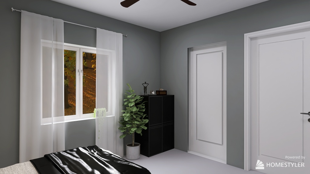 My bedroom plan 3d design renderings