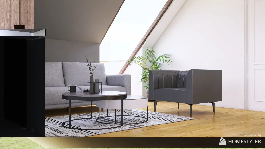 Livingroom Top Apt 3d design renderings