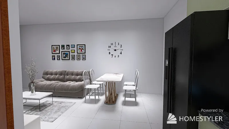 LivingDiningRoom 3d design renderings